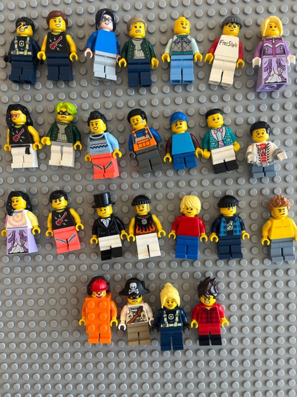 Assorted lego BAM minifigures parts lot of 25 #2